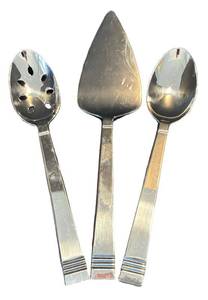 P - Lenox Tin Can Alley - 3-Piece Stainless Serving Utensil Set