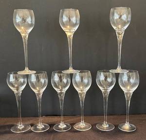 DR - Stunning Stemware - 9 Glasses