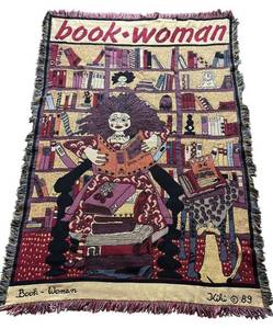 DR - Book Woman Blanket by Kiki