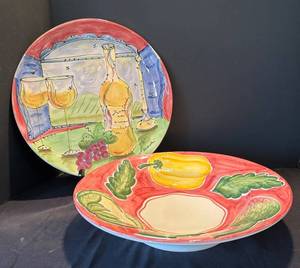 DR - Vietri La Dolce Vita Platter & Julia Junkin Serving Bowl
