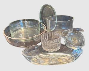 DR - Clear Glass Serving Collection