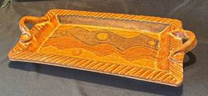 P - Stoneware Platter by Hegland