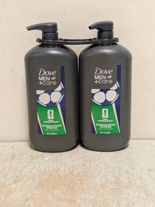 NEW DOVE MEN + CARE SANDALWOOD STRIKER BODY + FACE WASH 2 PACK