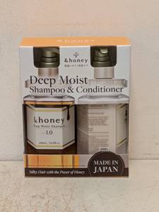 NEW &HONEY DEEP MOIST SHAMPOO & CONDITIONER