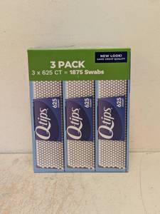 NEW Q-TIPS PAPER STICK COTTON SWABS 3 PACK