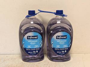 NEW SOFTSOAP ADVANCED CLEAN REFILL HAND SOAP 2 PACK 80 FL OZ