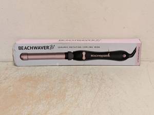 NEW BEACHWAVER B1 CERAMIC ROTATING CURLING IRON