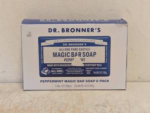 DR. BRONNERS PEPPERMINT MAGIC BAR SOAP 5PK