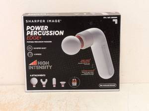 SHARPER IMAGE POWER PERCUSSION EDGE  PORTABLE PERCUSSION MASSAGER