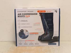 SHARPER IMAGE AIR COMPRESSION BOOTS FLEX LXL