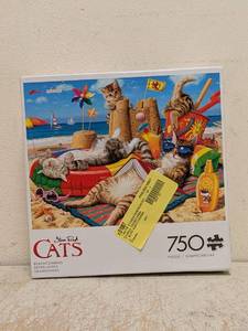 NEW STEVEREAD CATS PUZZLE 750PC