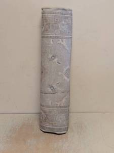 NEW RUGGABLE MACHINE WASHABLE RUNNER WITH NONSLIP PAD CREAM COLOR