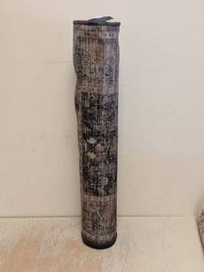 NEW RUGGABLE MACHINE WASHABLE RUNNER WITH NONSLIP PAD BROWN COLOR