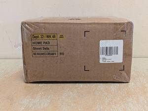 NEW MAINSTAYS SHEET SETS CREAM