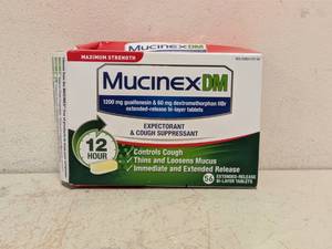 NEW MUCINEX DM MAX STRENGTH 56CT