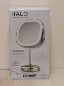 NEW CONAIR HALO LED RECHARGEABLE MIRROR