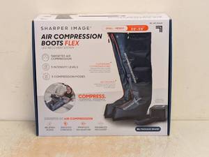 SHARPER IMAGE AIR COMPRESSION BOOTS FLEX SM