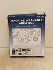 WYATT & ASH MACHINE WASHABLE AREA RUG ZINNIA