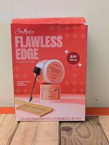 NEW SHEA MOISTURE FLAWLESS EDGE 4PC GIFT SET