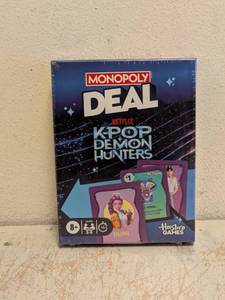 NEW MONOPOLY DEAL NETFLIX K-POP DEMON HUNTERS