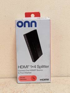 NEW ONN HDMI1x4 SPLITTER