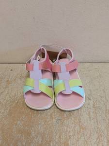 NEW SEE KAI RUN BASICS GIRLS SANDALS SIZE 10 PASTELMULTI