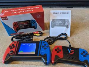 Q21 HANDHELD GAME CONSOLE 3.5 INCH HD SCREEN 500 RETRO ARCADE GAMES DUAL JOYSTICK