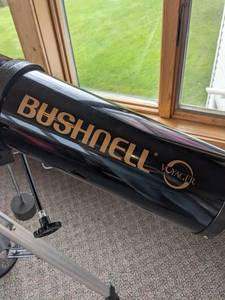 BUSHNELL VOYAGER 900MM REFLECTOR TELESCOPE WITH STORAGE BOX