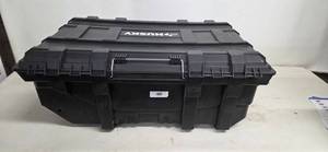 Husky 25-Gallon Mobile Tool Box - All-Terrain Wheels, Tool Caddy Included