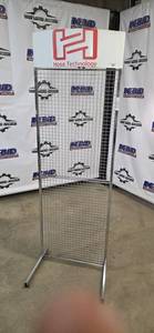 Hosa Technology Wire Grid Display Stand - Free-Standing Floor Rack
