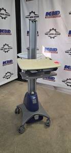 Ergotron Mobile Height-Adjustable Workstation Cart with Tray - 4-Wheel Base