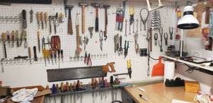 Contents of Wall - Large Group of Good Hand Tools etc