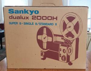 Like-New Vintage Sankyo Dualux 2000H Projector in Box