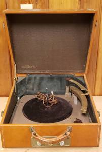 Vintage Columbia 360K Portable Turntable  Record Player