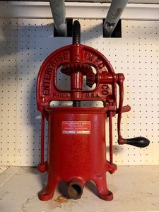 Restored Antique ENTERPRISE Cast Iron Sausage Stuffer