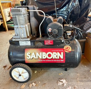 Quality Working SANBORN 20 Gallon Air Compressor