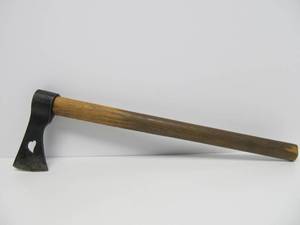 Very Cool Vintage Hand Axe wHeart Cut-Out