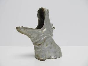 Old Vintage Cast Iron Hippo&nbsp