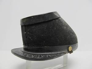 Original Period Civil War Shako Hat - J.H. McKenney Military Goods Label