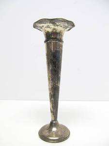Vintage Weighted Sterling Silver Bud Vase