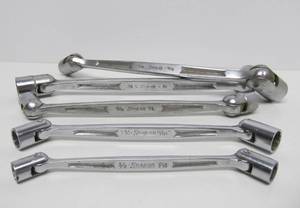 Set of 5 SNAP-ON Double End Flex Socket Wrenches