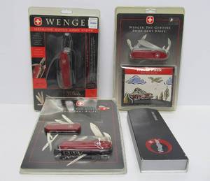 Group of New in Package WENGER Swiss Army Knives &amp Pen Knife&nbsp