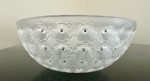 Beautiful Signed LALIQUE Nemours Crystal Bowl&nbsp