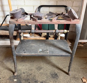 Cast Iron KENMORE Hot Plate 2-Burner Camp Stove