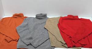 4 Quality Genuine Cashmere Ladies Sweaters - Size Small