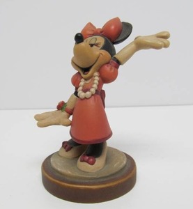 Limited Edition MINNIE MOUSE Carved Wood Disney Figure by Anri