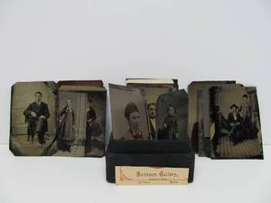 Group of Early Antique Tintype Photographs