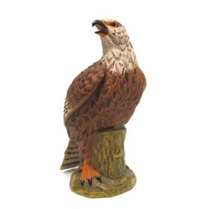 Excellent Vintage Hand Carved German Wood Eagle Sculpture