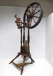 Early Primitive Sewing Wheel