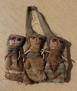 Old Vintage Peruvian Textile Dolls